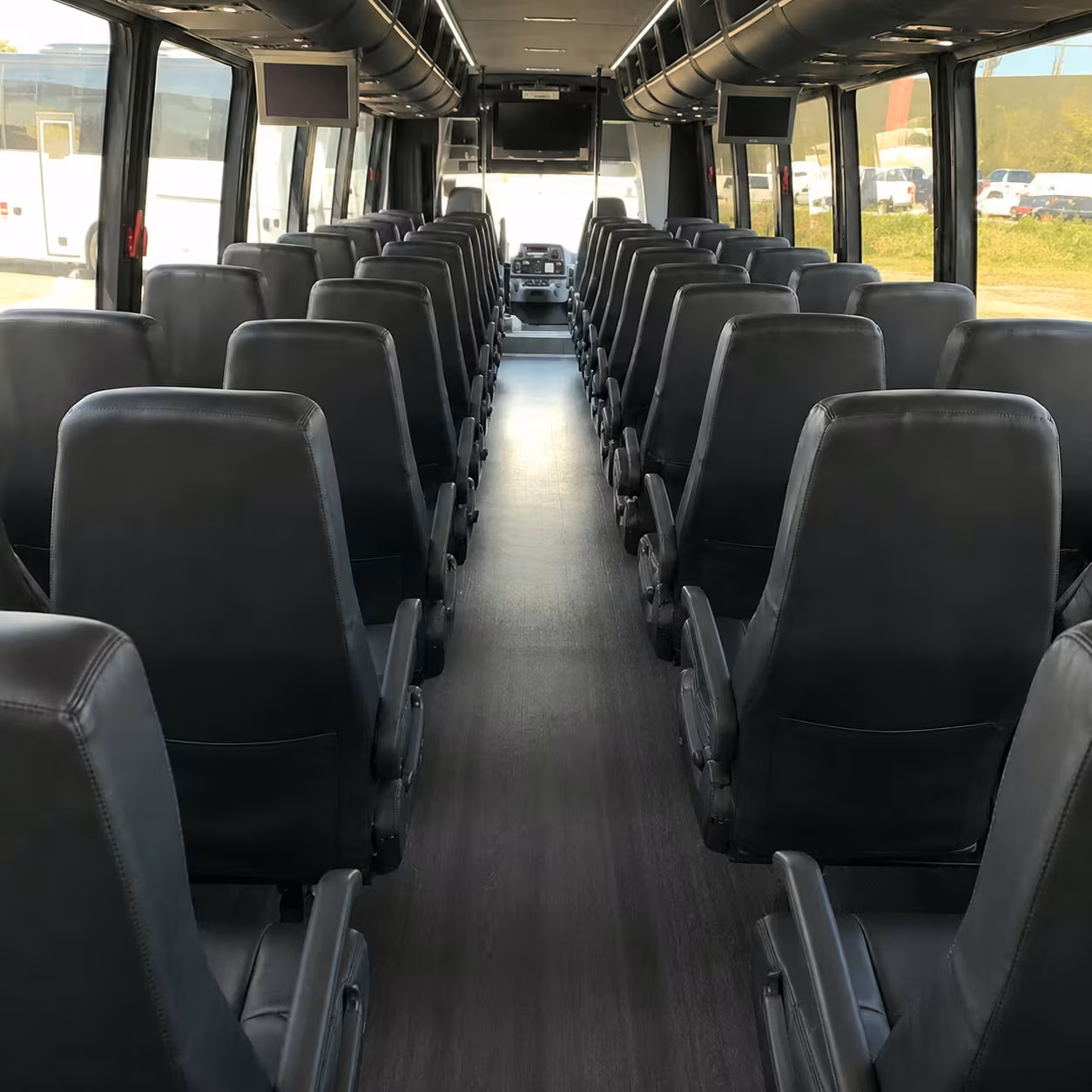 28 passenger minibus inside