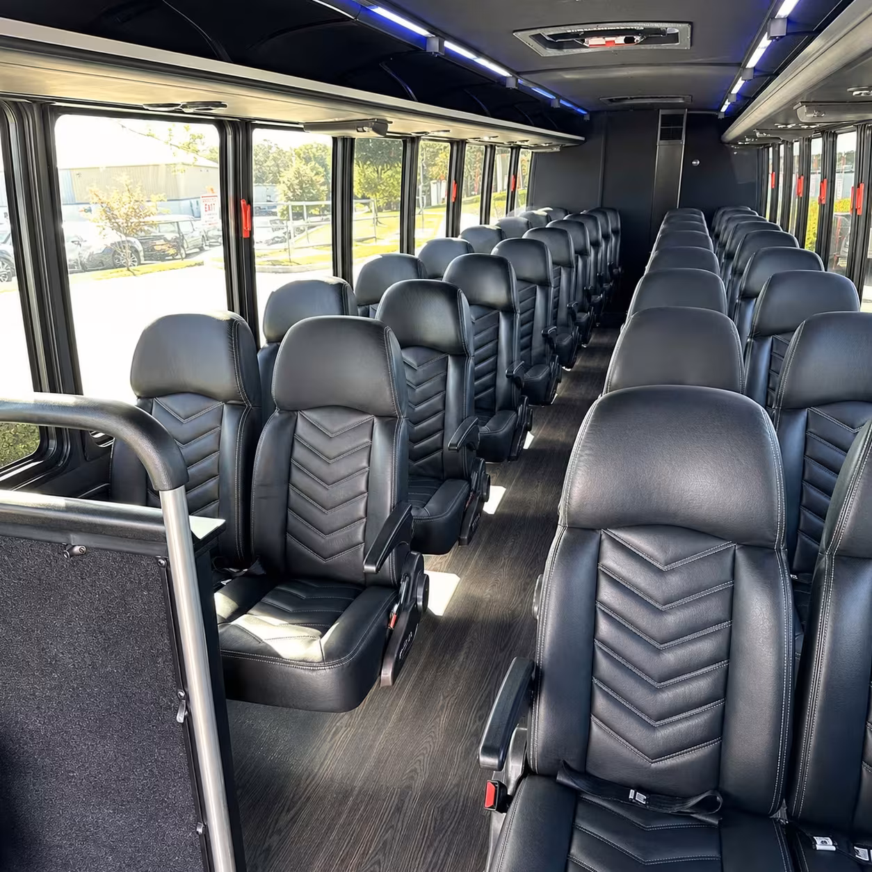 30 passenger minibus inside
