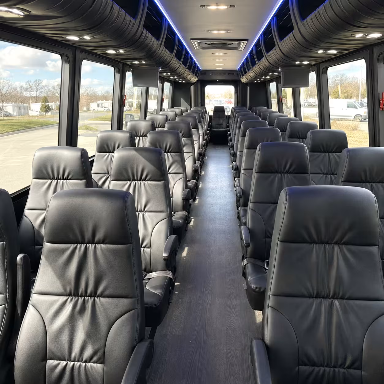 35 passenger minibus interior