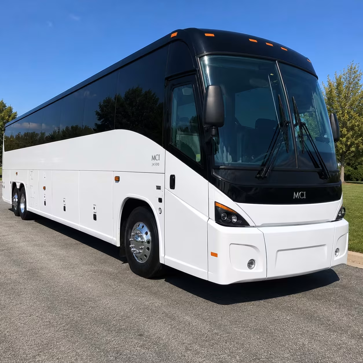 new bedford commuter bus rentals along route 18 and i 195
